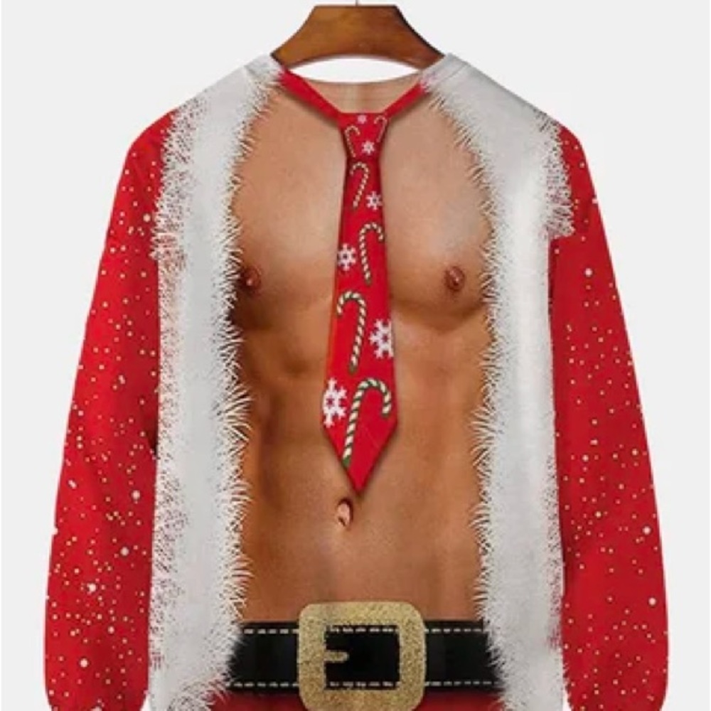 NWT Royaura funny Christmas crew neck sweatshirt size XXL. Brand new